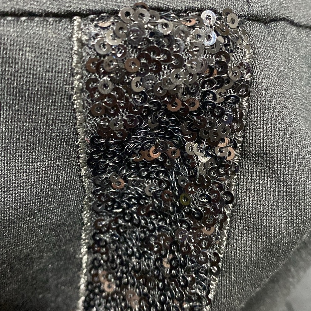 Lane Bryant NWT black sequin ponte mid rise leggings pants size 18 / 20 - Picture 7 of 12